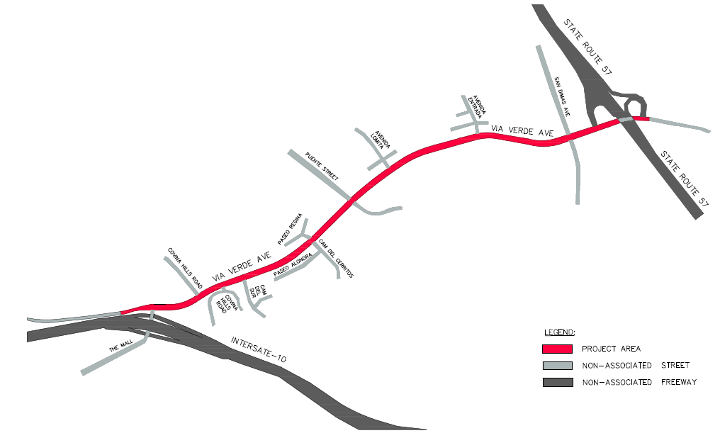 VIA VERDE STREET PROJECT MAP